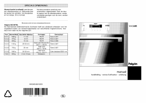 Handleiding Pelgrim MAG685RVS Magnetron