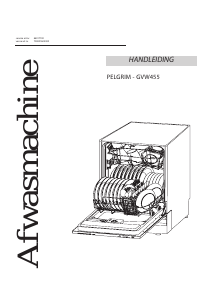 Handleiding Pelgrim GVW455KOR Vaatwasser