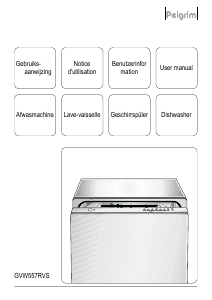 Manual Pelgrim GVW557RVS Dishwasher