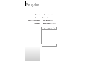 Mode d’emploi Pelgrim GVW830RVS Lave-vaisselle