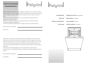 Mode d’emploi Pelgrim GVW845KOR Lave-vaisselle