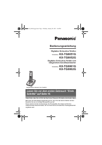 Bedienungsanleitung Panasonic KX-TG8051G Schnurlose telefon