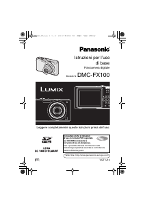 Manuale Panasonic DMC-FX100 Lumix Fotocamera digitale