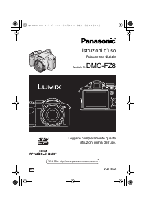 Manuale Panasonic DMC-FZ8 Lumix Fotocamera digitale