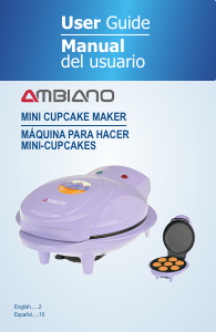 Manual de uso Ambiano TX-103M Máquina de cupcake