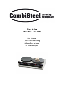 Manual CombiSteel 7455.1615 Crepe Maker