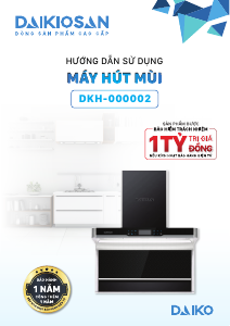 Hướng dẫn sử dụng Daikiosan DKH-000002 Mũ đầu bếp