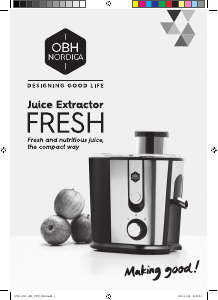 Manual OBH Nordica 6750 Fresh Juicer