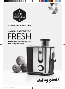 Manual OBH Nordica 6751 Fresh Juicer