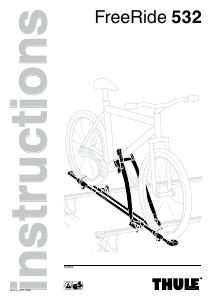 Manual de uso Thule FreeRide 532 Porta bicicleta