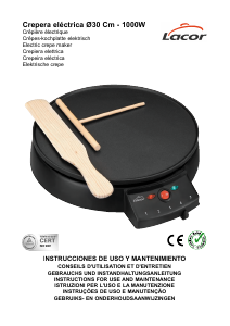 Manual de uso Lacor 69122 Crepera