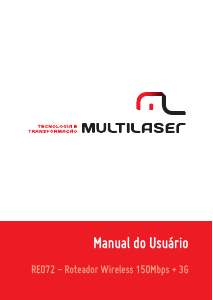 Manual Multilaser RE072 Roteador