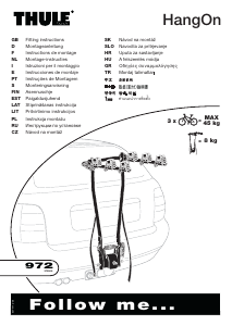 Manual de uso Thule HangOn 972 Porta bicicleta