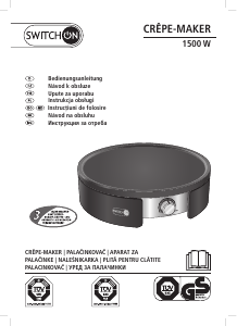 Priručnik Switch On CA-A0201 Pekač za palačinke