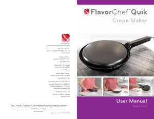 Manual Thane TV-130 FlavorChef Quik Crepe Maker