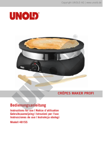 Manual Unold 48155 Crepe Maker