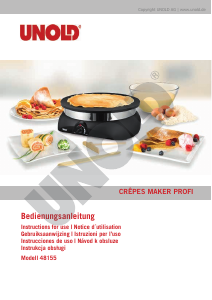 Handleiding Unold 48115 Crepemaker