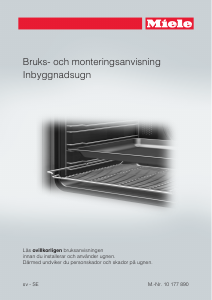 Bruksanvisning Miele H 2561 B Ugn