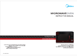 Manual Midea AC930AHH-S00E Microwave