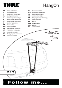 Instrukcja Thule HangOn 974 Bagażnik rowerowy