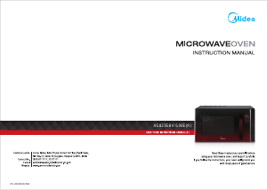 Manual Midea AS823EBV-S00E(R) Microwave