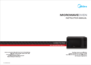 Manual Midea EG820CTB-PM0E Microwave