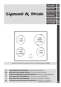 Mode d’emploi Zigmund and Shtain CIS 299.60 BX Table de cuisson