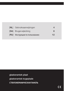 Handleiding Zigmund and Shtain CNS 259.60 BX Kookplaat