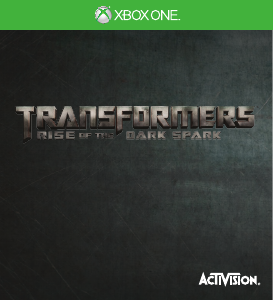 Manual Microsoft Xbox One Transformers - Rise of the Dark Spark