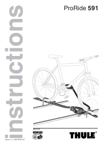 Bedienungsanleitung Thule ProRide 591 Fahrradträger