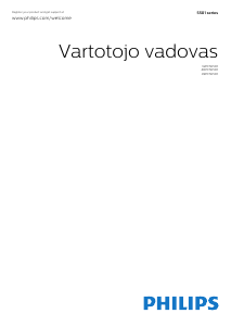 Vadovas Philips 49PFS5501 LED televizorius