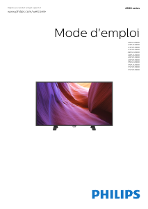 Mode d’emploi Philips 49PUK4900 Téléviseur LED