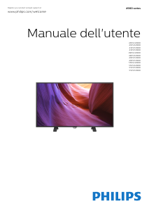 Manuale Philips 49PUK4900 LED televisore