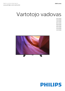 Vadovas Philips 49PUK4900 LED televizorius