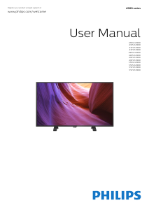 Manual Philips 49PUK4900 LED Television