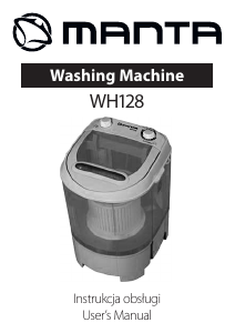 Manual Manta WH128 Washing Machine