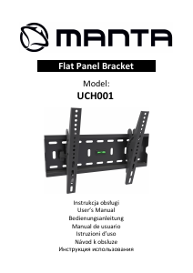 Manual Manta UCH001 Wall Mount