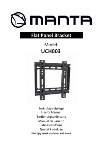 Manuale Manta UCH003 Supporto da parete