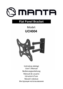 Manual Manta UCH004 Wall Mount