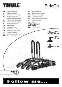 Instrukcja Thule RideOn 9503 Bagażnik rowerowy