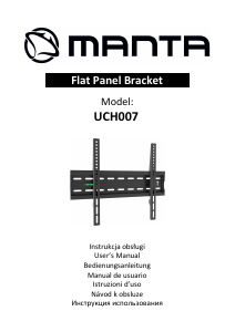 Manual Manta UCH007 Wall Mount