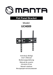Manual Manta UCH009 Wall Mount