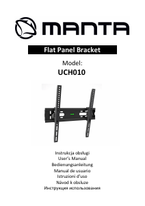 Manual Manta UCH010 Wall Mount