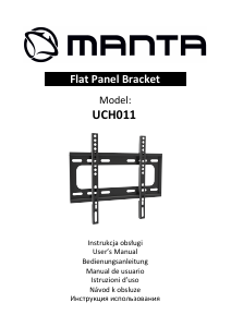 Instrukcja Manta UCH011 Uchwyt ścienny