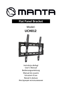 Manual Manta UCH012 Wall Mount