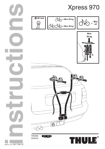 Manuale Thule Xpress 970 Portabiciclette