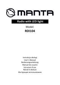 Manual de uso Manta RDI104 Radio