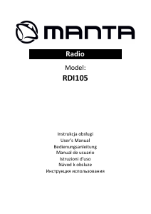 Manual de uso Manta RDI105 Radio