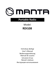 Bedienungsanleitung Manta RDI108 Radio