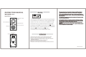 Handleiding Manta RDI311 Radio